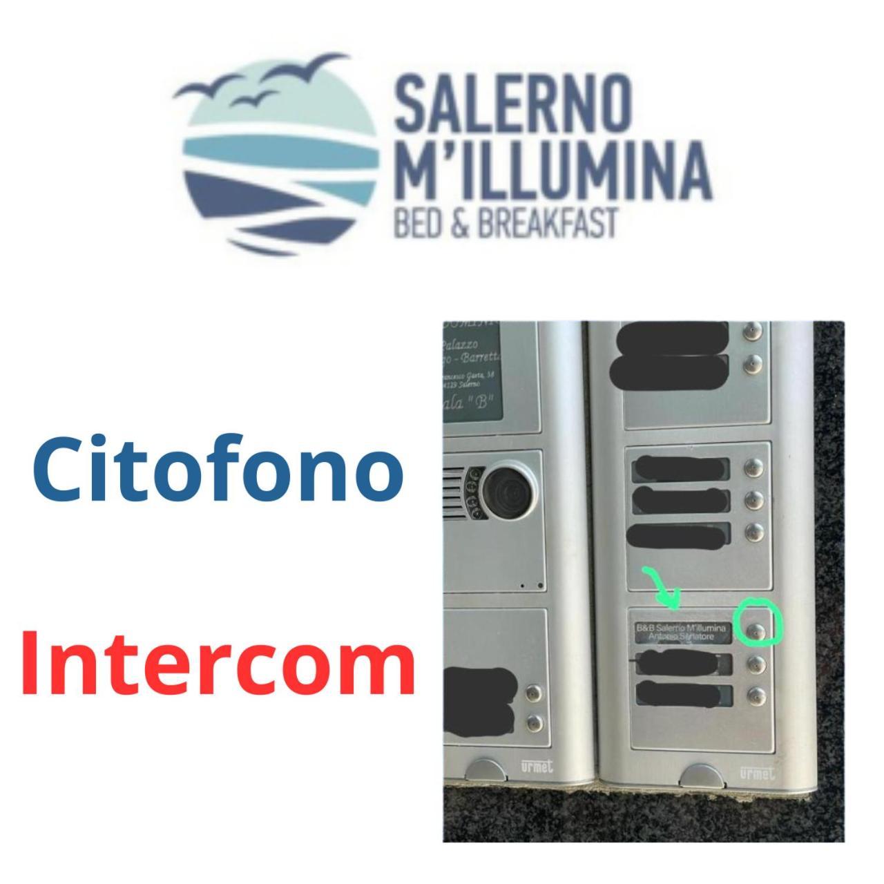 Salerno M'Illumina Bed & Breakfast エクステリア 写真